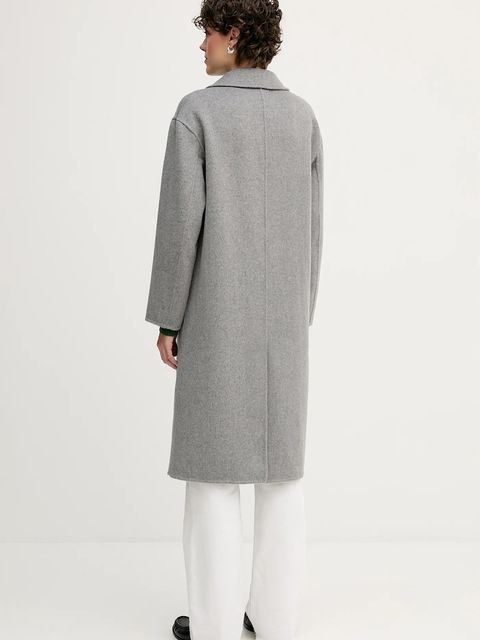 Gaudi płaszcz z dodatkiem wełny kolor szary 521FD35010