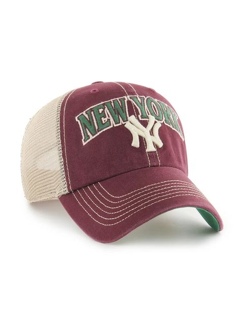 47 brand czapka z daszkiem MLB New York Yankees kolor bordowy B-TSCLA17LAP-KM - zdjęcie produktu nr 2