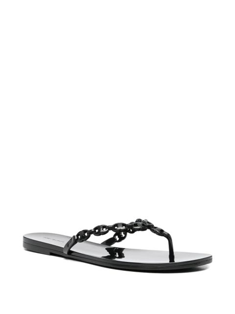 Tory Burch Gemini flip-flops - Black - zdjęcie produktu nr 2