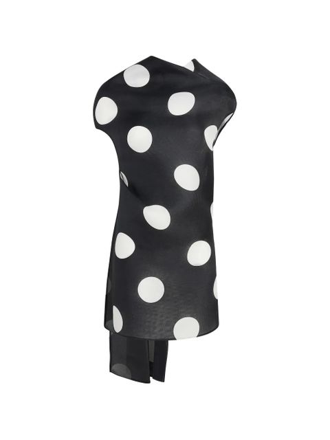 KHAITE polka-dot dress - Black - zdjęcie produktu nr 1