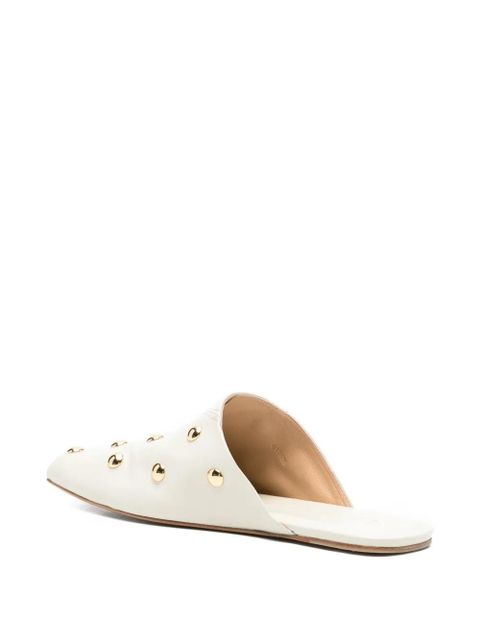 Chloé Rita studded mules - Neutrals