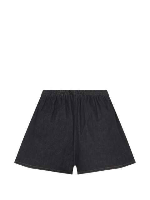Jacquemus pleated cotton shorts - Blue - zdjęcie produktu nr 2