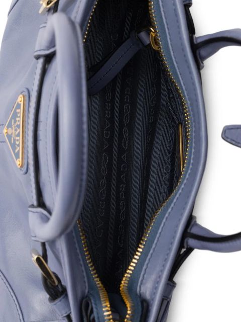 Prada Bonnie leather tote bag - Blue