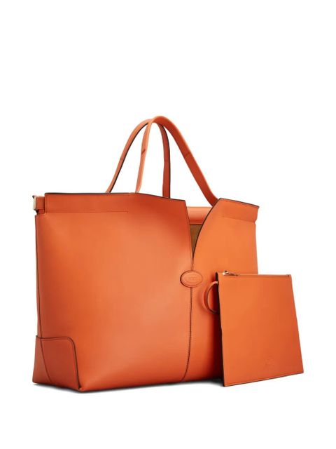 Tod's cutout detail tote bag - Orange