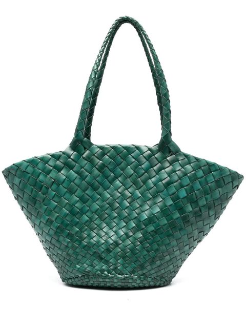 DRAGON DIFFUSION Egola interwoven tote bag - Green - zdjęcie produktu nr 1