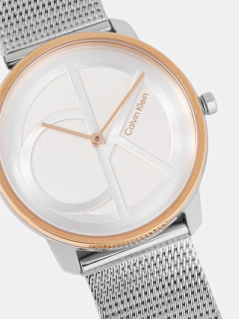 Calvin Klein zegarek damski kolor srebrny 25200033 - zdjęcie produktu nr 2