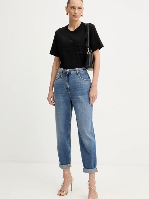 Elisabetta Franchi t-shirt bawełniany - zdjęcie produktu nr 2