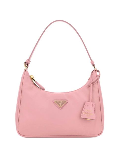 Prada mini Re-Edition 2005 logo tote bag - Pink - zdjęcie produktu nr 1