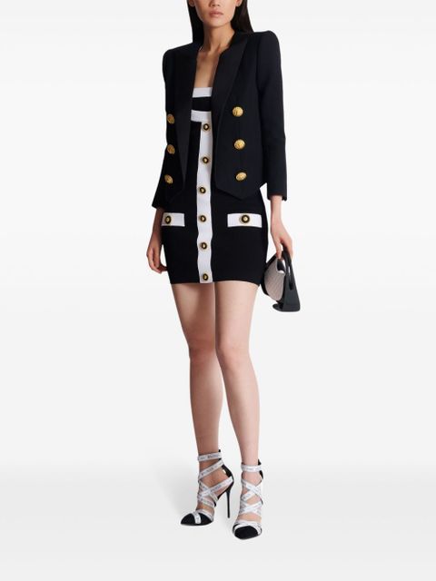Balmain two-tone halterneck dress - Black - zdjęcie produktu nr 2