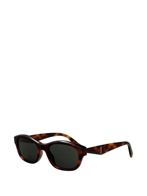Saint Laurent Eyewear rectangle-frame sunglasses - Brown - zdjęcie produktu nr 2