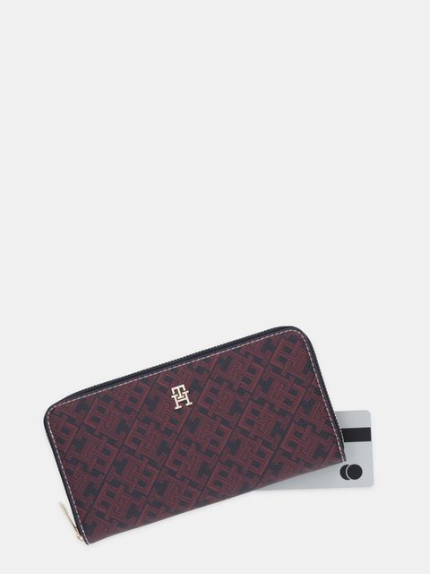 Tommy Hilfiger portfel damski kolor granatowy AW0AW18021 - zdjęcie produktu nr 2