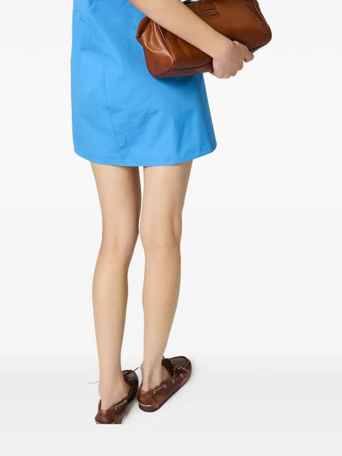 Miu Miu poplin mini-dress - Blue