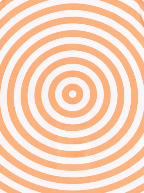 Jean Paul Gaultier striped swimsuit - Orange