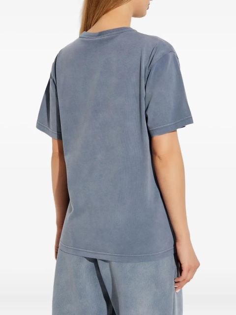 Alexander Wang logo-detail cotton T-shirt - Blue