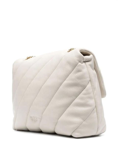 PINKO large Love puffer crossbody bag - White - zdjęcie produktu nr 2