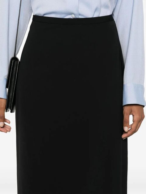 The Row Matias midi skirt - Black