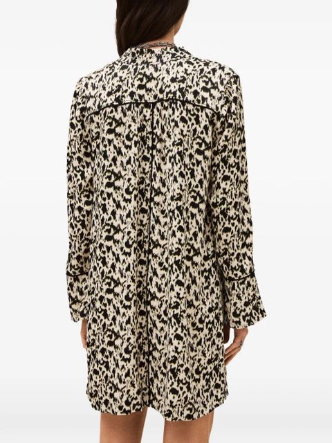 Ba&Sh Perla V-neck printed dress - Neutrals