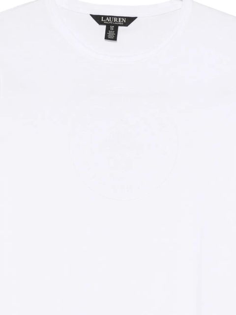 Lauren Ralph Lauren logo-embroidered T-shirt - White