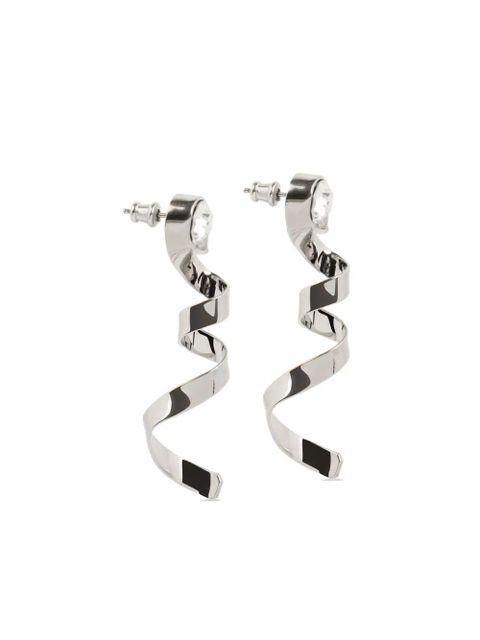 DRIES VAN NOTEN swirl earrings - Silver