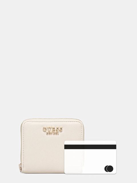Guess portfel TALENT damski kolor beżowy SWNG96 69137