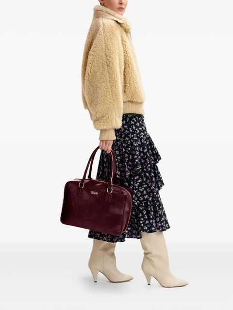 Essentiel Antwerp zip-fastening bomber jacket - Neutrals