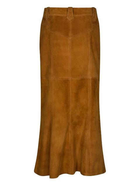 Johanna Ortiz Sundown midi skirt - Brown