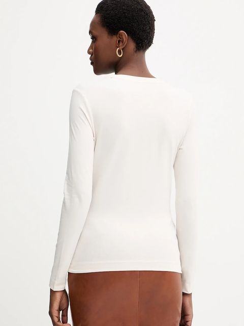 Guess longsleeve LEO damskie kolor beżowy W5BI75 J1314