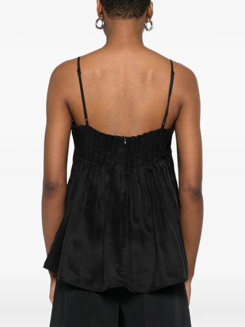 Eleh pleated top - Black