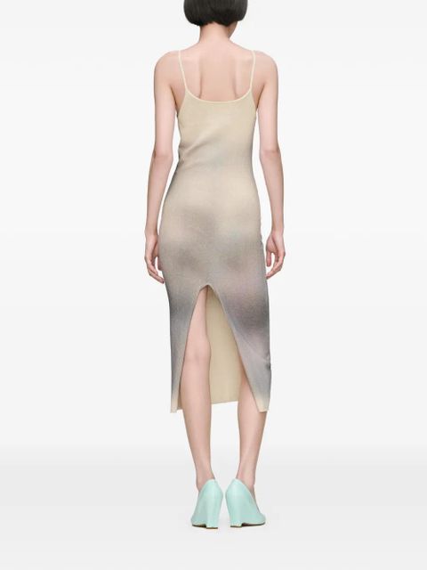 Maison Margiela cotton midi dress - Neutrals