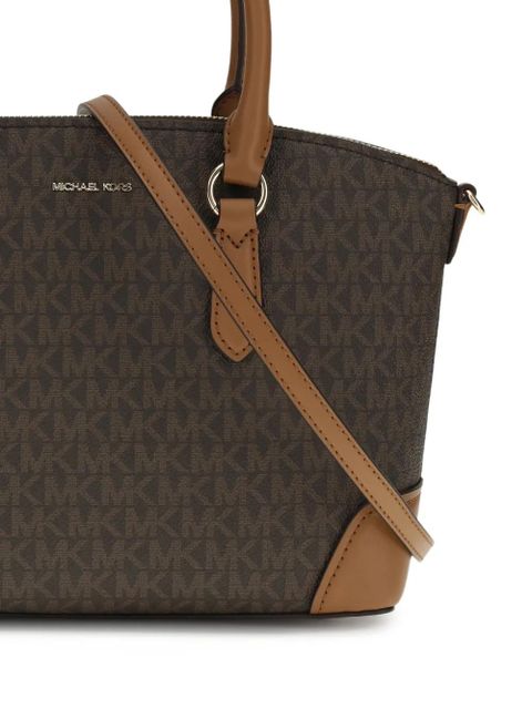 Michael Kors logo-printed tote bag - Brown