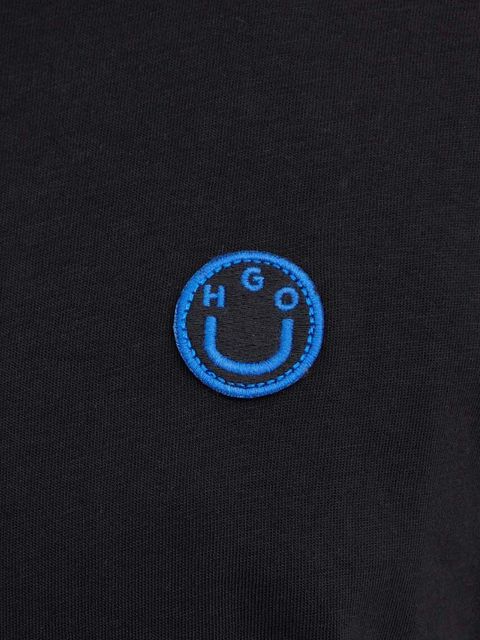 HUGO Blue t-shirt bawełniany Vintage Tee_B_1