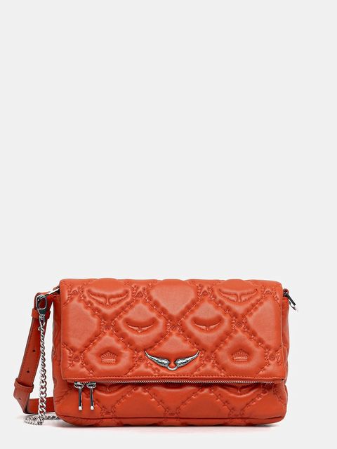 ZADIG&VOLTAIRE torebka skórzana kolor pomarańczowy LWBA04058 - zdjęcie produktu nr 1