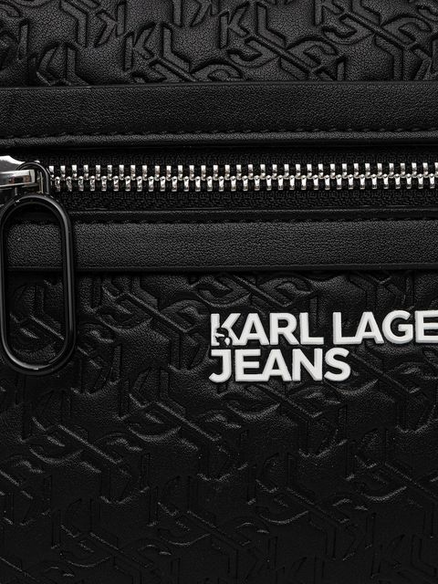 Karl Lagerfeld Jeans saszetka kolor czarny B1M30142 - zdjęcie produktu nr 2