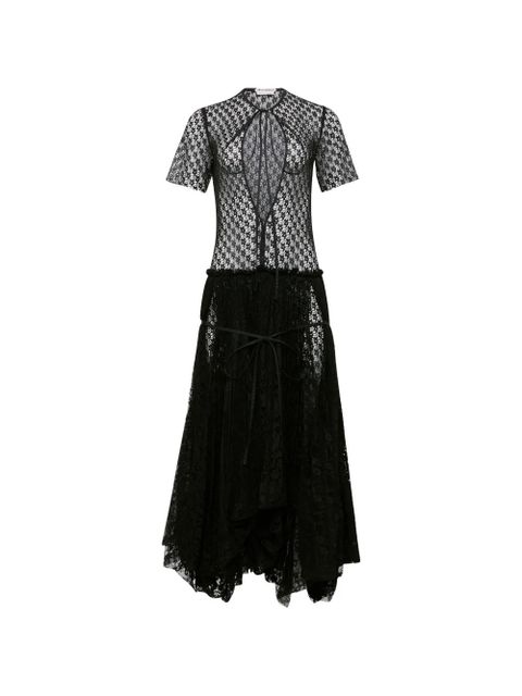 JW Anderson mixed lace maxi dress - Black - zdjęcie produktu nr 1