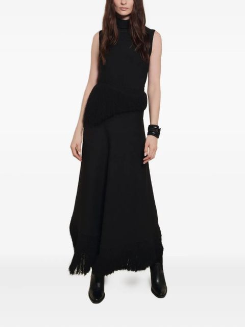 Johanna Ortiz Momentum fringed dress - Black