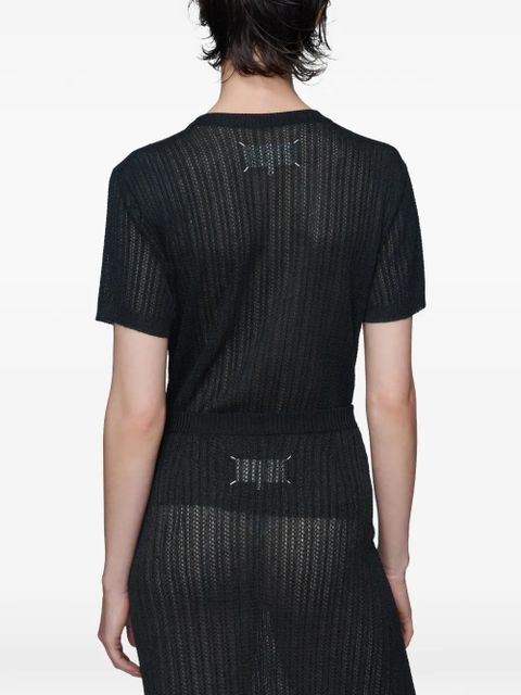 Maison Margiela crewneck short-sleeve shirt - Black