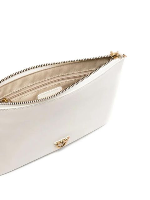 PINKO logo-plaque satchel bag - White