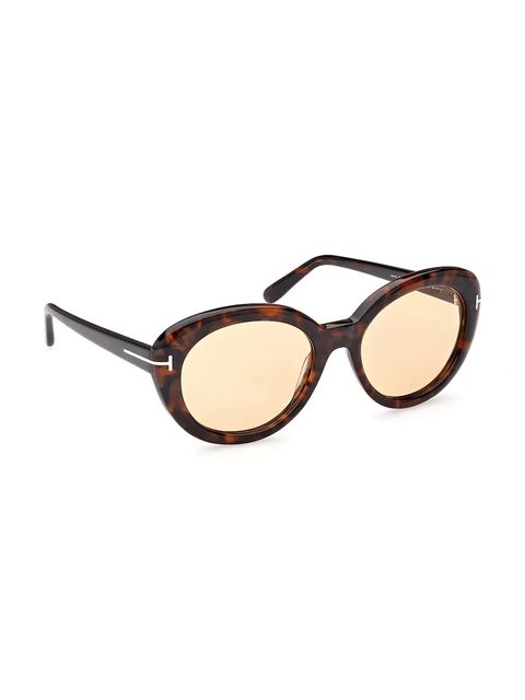 Tom Ford okulary przeciwsłoneczne damskie kolor brązowy FT1009_5552E