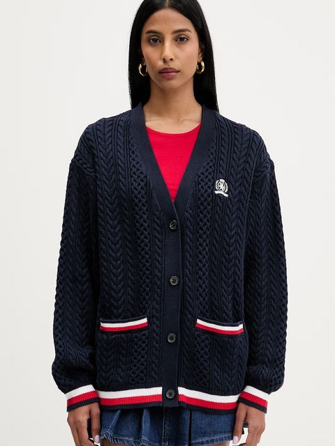 Tommy Jeans kardigan damski bawełniany - zdjęcie produktu nr 1