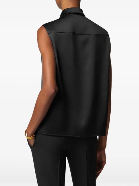 Versace sleeveless blouse - Black