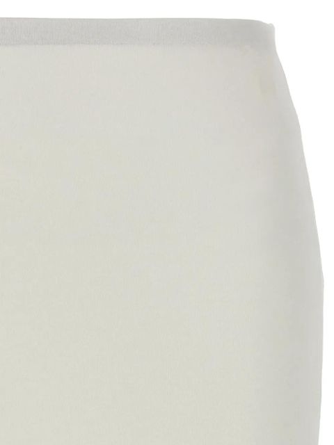 Jil Sander cotton midi skirt - White