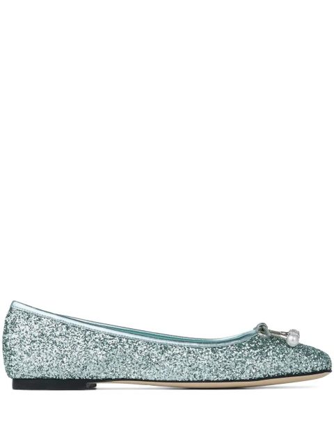 Jimmy Choo Elme ballet flats - Green - zdjęcie produktu nr 1