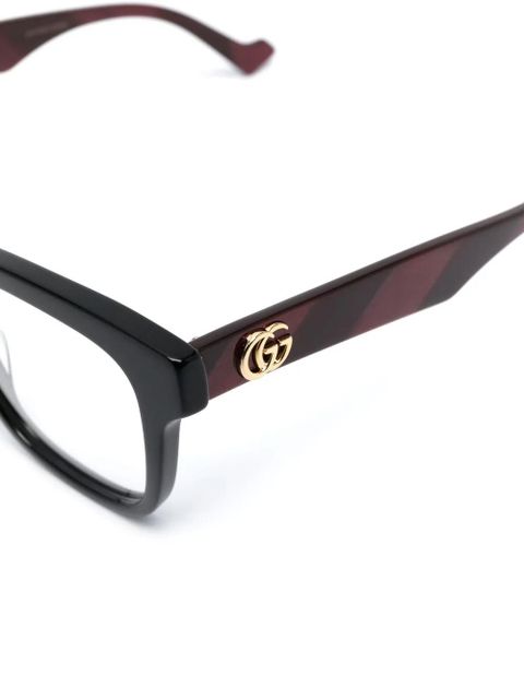 Gucci Eyewear square-frame optical glasses - Black - zdjęcie produktu nr 2