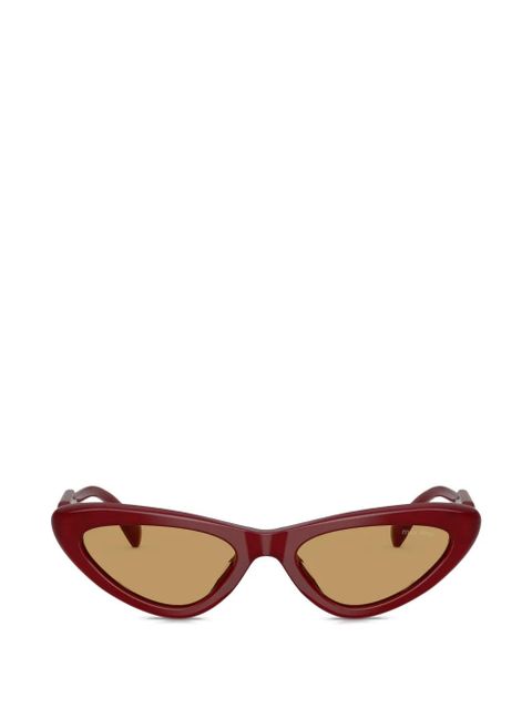 Miu Miu Eyewear cat-eye sunglasses - Red - zdjęcie produktu nr 1