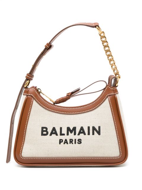 Balmain B-Army logo-print shoulder bag - Neutrals - zdjęcie produktu nr 1