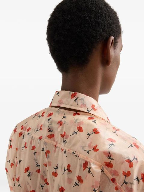 Jil Sander printed blouson - Orange