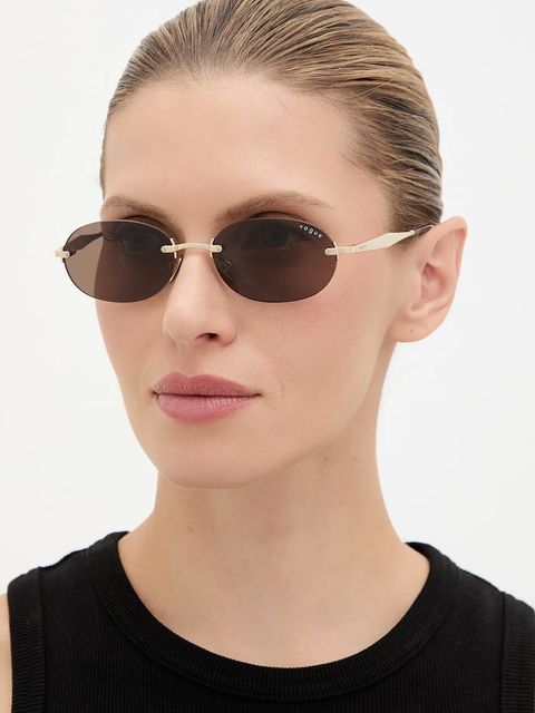 VOGUE okulary przeciwsłoneczne damskie kolor złoty 0VO4342S - zdjęcie produktu nr 1