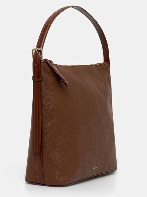 A.P.C. torebka skórzana sac vera kolor brązowy PXCBL.F61902 - zdjęcie produktu nr 2