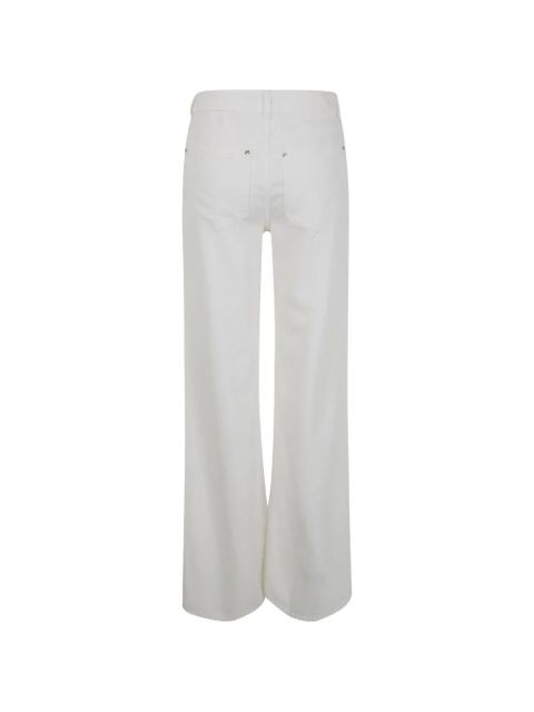 Blumarine belt-loop buttoned jeans - White - zdjęcie produktu nr 2