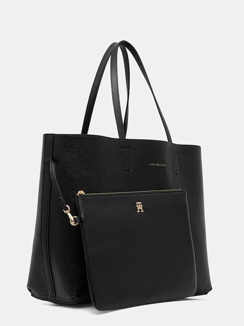 Tommy Hilfiger torebka dwustronna kolor czarny AW0AW17687